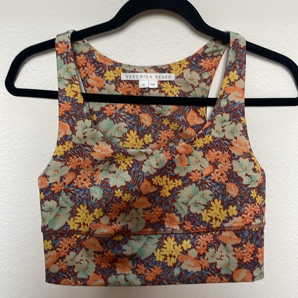 veronica beard MALEA FLORAL SPORT BRA - Picture 6 of 10